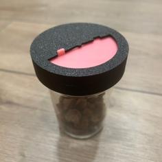 Mason Jar Standard Lid With Slider 3D Printer Model