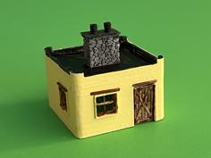 OLD FRONTIER TOWN ADOBE JAIL HO SCALE 3D Printer Model