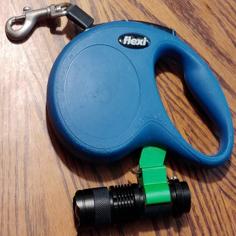 Flexi Leash UltraFire Mini Flashlight Holder 3D Printer Model