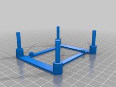 Raspberry PI Stack Mount For Raspberry PI 3D Printer Model