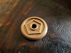 Discord 45 RPM Adapter 3D Printer Model