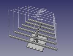 Log Antenna DVB 3D Printer Model