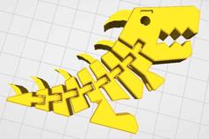 Flexi Rex With Spines 3D Printer Model