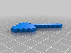 Minecraft Axe 3D Printer Model