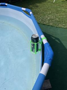 Cup /Beer Holder For Bestway Pool 3D Printer Model