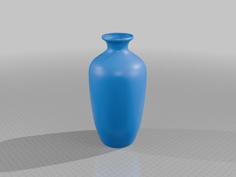 Simple Flower Vase With Hidden Compartment For Valuables (Requires Pausing During Print) MineeForm FDM 3D Print STL File 3D Printer Model