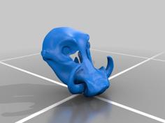 Realistic Warthog Fursuit Base 3D Printer Model