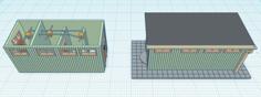 Toilettenhaeuschen / Toilet Cabin 3D Printer Model