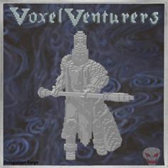 VoxelVenturers Spear Commander Knight Sample File! 3D Printer Model