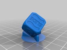 FDM Optimized Gaslands Dice 3D Printer Model