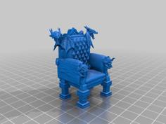 Necromancer Chair 3D Printer Model