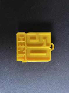 50 Cent Keychain 3D Printer Model