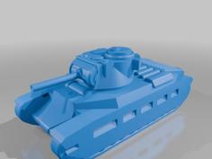 A12 Matilda 2 Infantry Tank 3D Printer Model