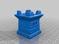 Skral Fortress Tower 3D Printer Model