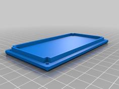 B Lid For The Hammond Style 3D Printed Box. 3D Printer Model