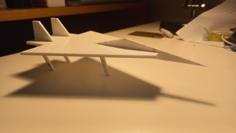 Laser Cut Pressfit Model Of An Airplane