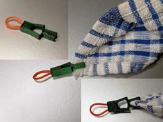 Towel Clamp With Loop (using TULAS) 3D Printer Model