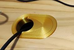 Desk Hole Cover 3D Printer Model