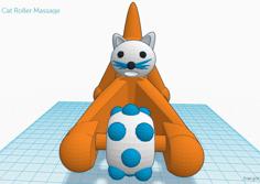 Cat Roller Massage Tool (Chinese:貓咪滾輪按摩器) 3D Printer Model