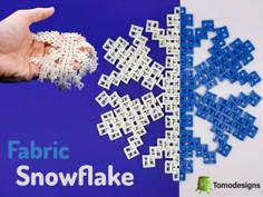 Fabric Snowflake 3D Printer Model