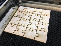 Laser Cut Puppy Jigsaw Puzzle