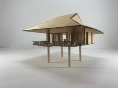 Haiku House (Inspired By Mashiko Guesthouse) 3D Printer Model