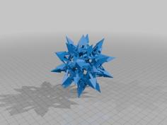 ESCHER 2.0 STAR ICOSIDODECAHEDRAL POLYKNOT 1 3D Printer Model