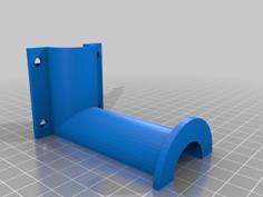 Headphone Hanger Hook For 25mm Post 3D Printer Model