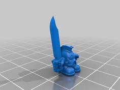 Little Angry Space Warrior 3D Printer Model