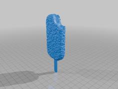 Ice Cream Bar With Secret Compartment (Requires Pausing During Print) MineeForm FDM 3D Print STL File 3D Printer Model