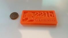 Sherlock Holmes Keychain 3D Printer Model