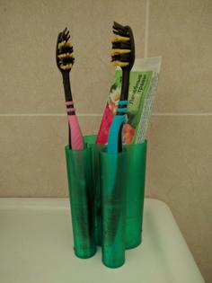 Vase Mode Toothbrush & Toothpaste Cup 3D Printer Model