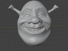 Shrek Bobble Head 3D Printer Model