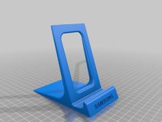 Stand For Samsung A8 With Case (20mm Notch) 3D Printer Model