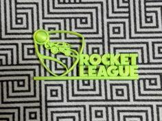 Rocket League Logo W/ Stand 3D Printer Model