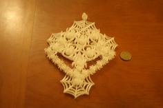 Spiderwebs Pendant 3D Printer Model