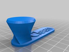 UV Sanitizer Labeled Opening Knobs 3D Printer Model