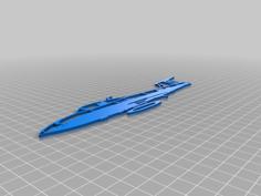 RCAF CT-114 Tutor Jet Trainer Profile View 3D Printer Model