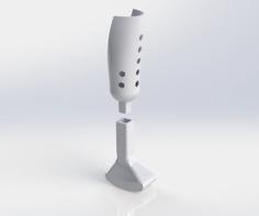 Universal Cat And Dog Leg Prosthesis 3D Printer Model