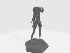 Syn Tiefling Sorceress 3D Printer Model