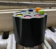 Revolving Lip Balm Organizer 3D Printer Model