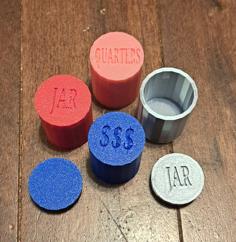 Quarter Jar 3D Printer Model