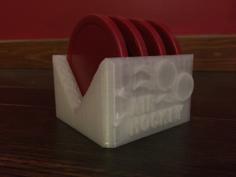 Air Hockey Puck Holder: Design Challenge #3 Cut Away 3D Printer Model