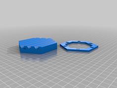 Catan Hex Token Holder 3D Printer Model