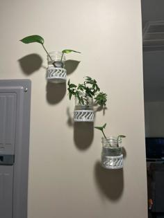 Mason Jar Wall Mount 3D Printer Model