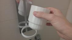 Shower – Cup+Holder / Becher Und Halterung 3D Printer Model