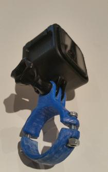 GoPro Bike/Bar Mount 3D Printer Model