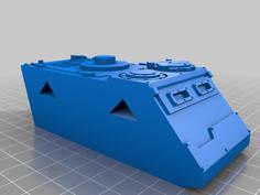 GRIMDARK FUTURE BATTLE BROTHER TANK HULL [FDM FRIENDLY] 3D Printer Model