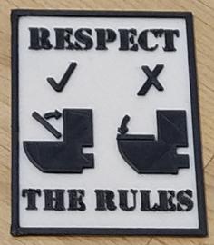 Toilet Rules Sign – Leave The Lid Up! 3D Printer Model