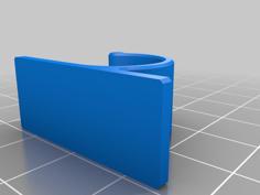 Simple Parametric Cylinder Hook 3D Printer Model